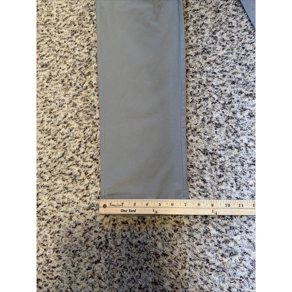 Vineyard Vines Performance New Mens Light Gray‎ Pant Sz 32x32 Elastic Waist Slim